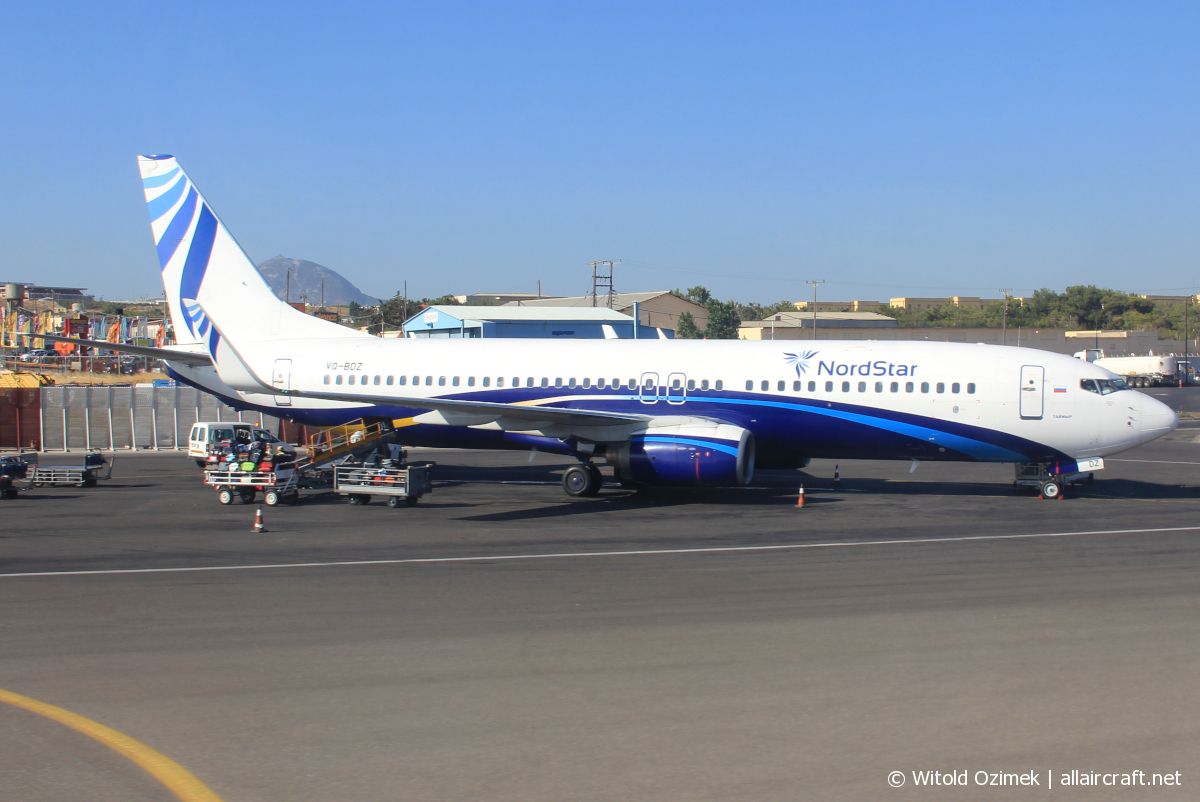 VQ-BDZ · Boeing 737-8K5(WL) · (HER / LGIR)