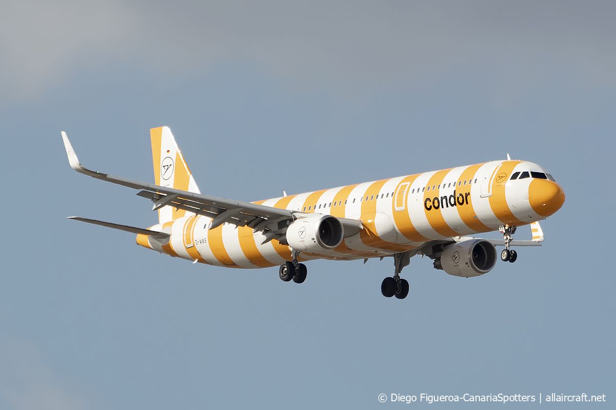 D-AIAS · Airbus A321-211(WL) · (LPA / GCLP)