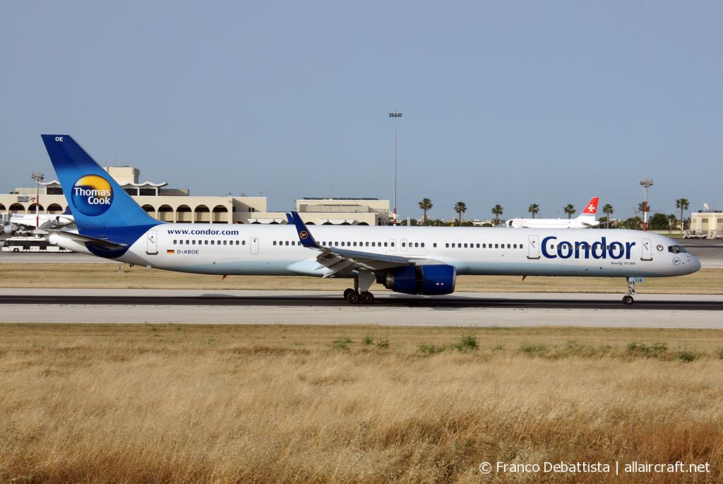 D-ABOE · Boeing 757-330(WL) · (MLA / LMML)