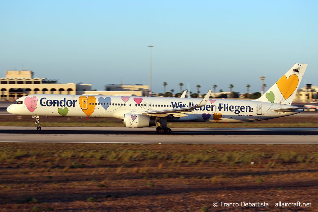 D-ABON · Boeing 757-330(WL) · (MLA / LMML)