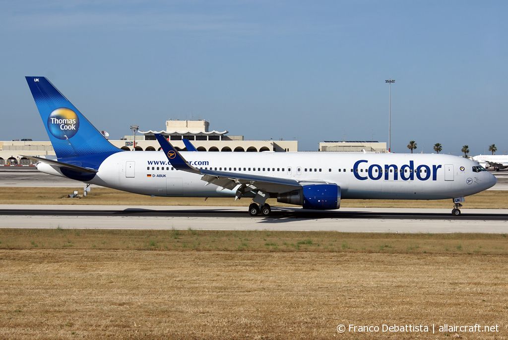 D-ABUK · Boeing 767-343/ER(WL) · (MLA / LMML)