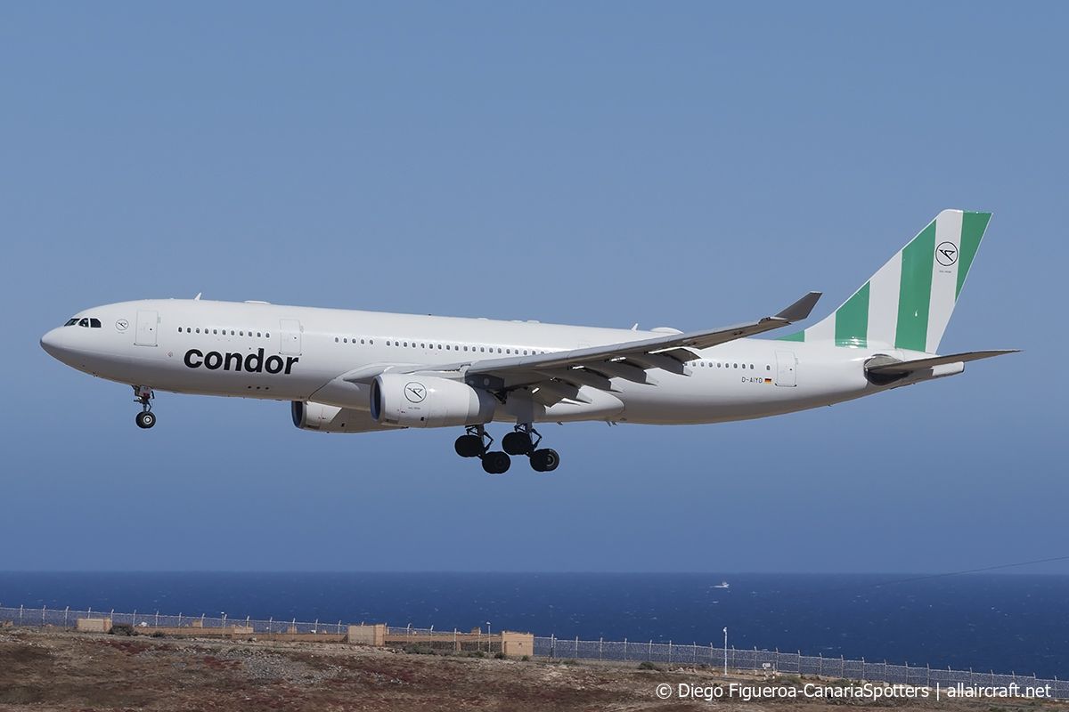 D-AIYD · Airbus A330-243 · (LPA / GCLP)