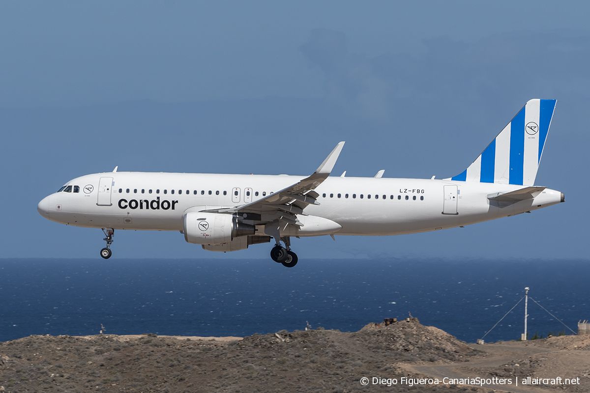 LZ-FBG (6012) 2014 Airbus A320-214(WL)