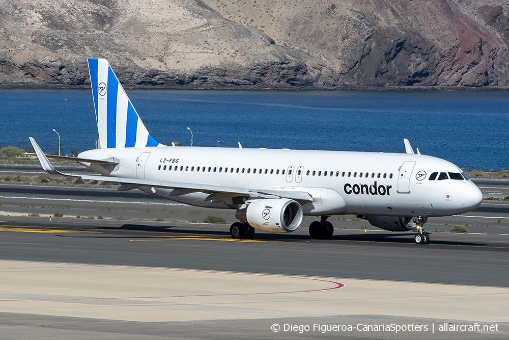 LZ-FBG · Airbus A320-214(WL) · (LPA / GCLP)
