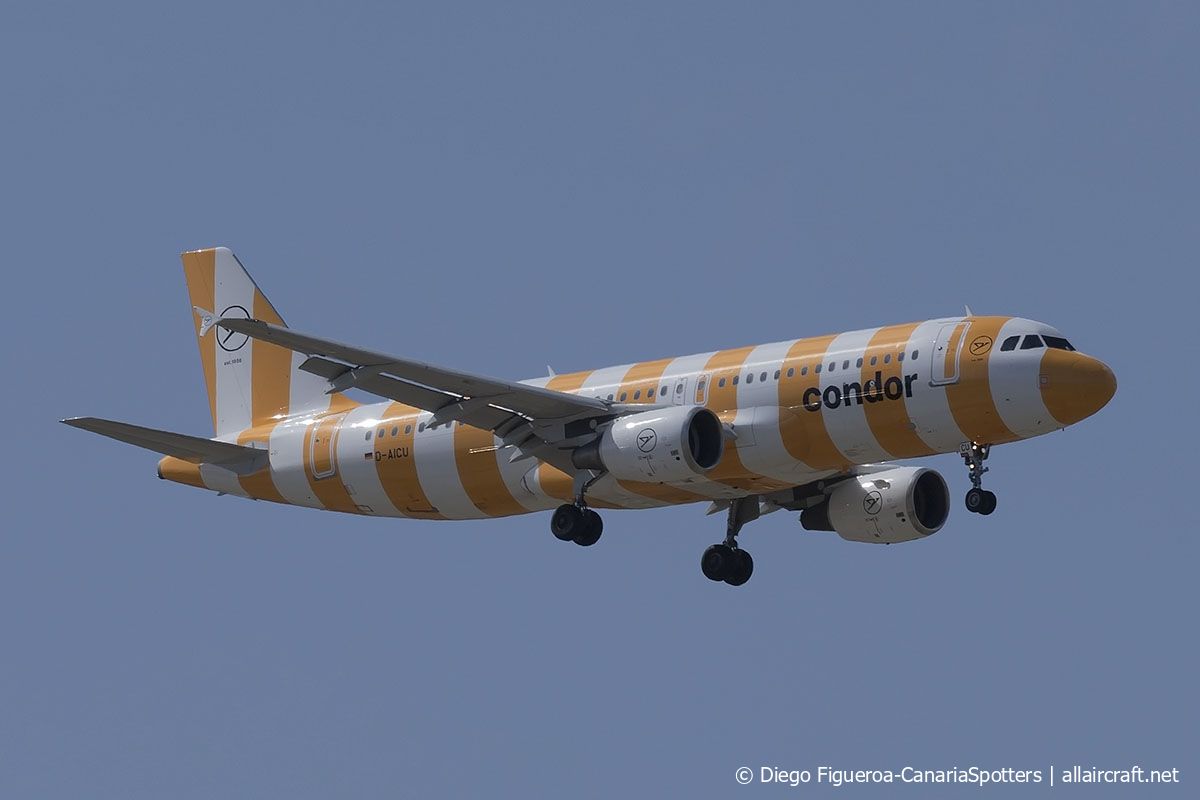 D-AICU · Airbus A320-214 · (LPA / GCLP)