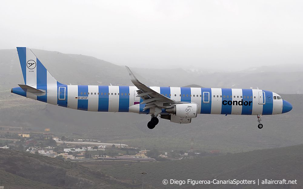 D-ATCF · Airbus A321-211(WL) · (LPA / GCLP)