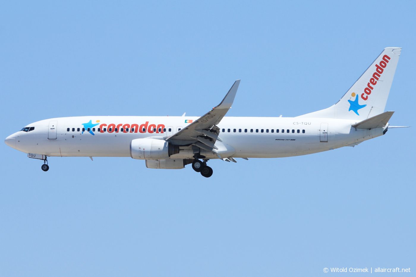 CS-TQU · Boeing 737-8K2(WL) · (HER / LGIR)