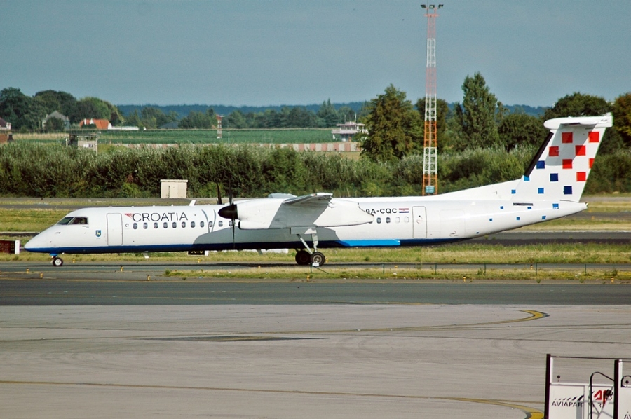 9A-CQC · Bombardier Dash 8-Q402 · (BRU / EBBR)