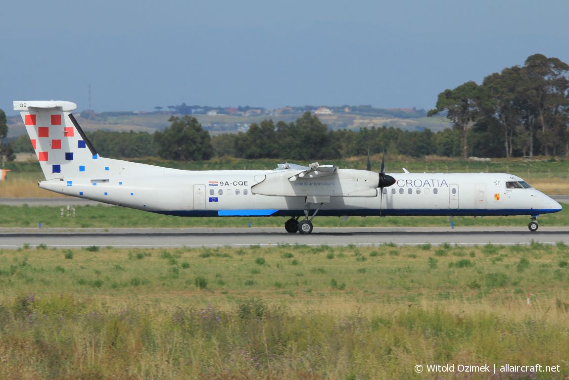 9A-CQE · Bombardier Dash 8-Q402 · (FCO / LIRF)