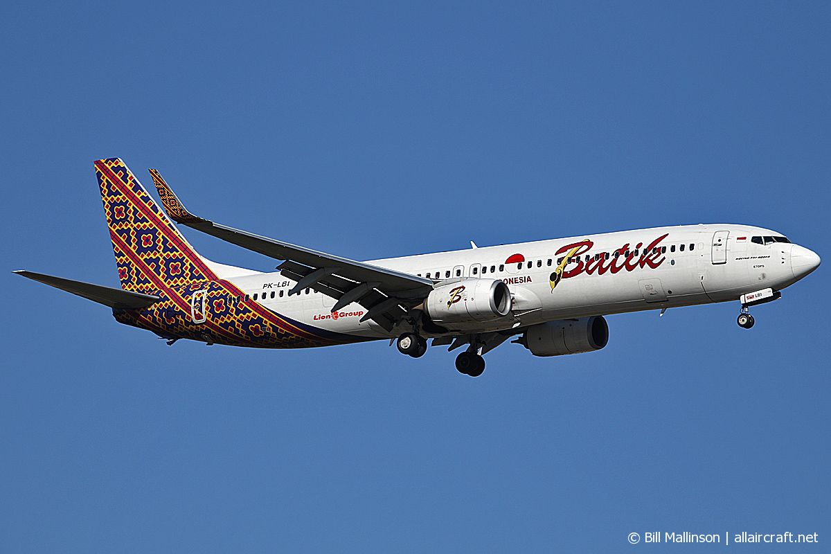 PK-LBI (cn 38743) Boeing 737-9GPER