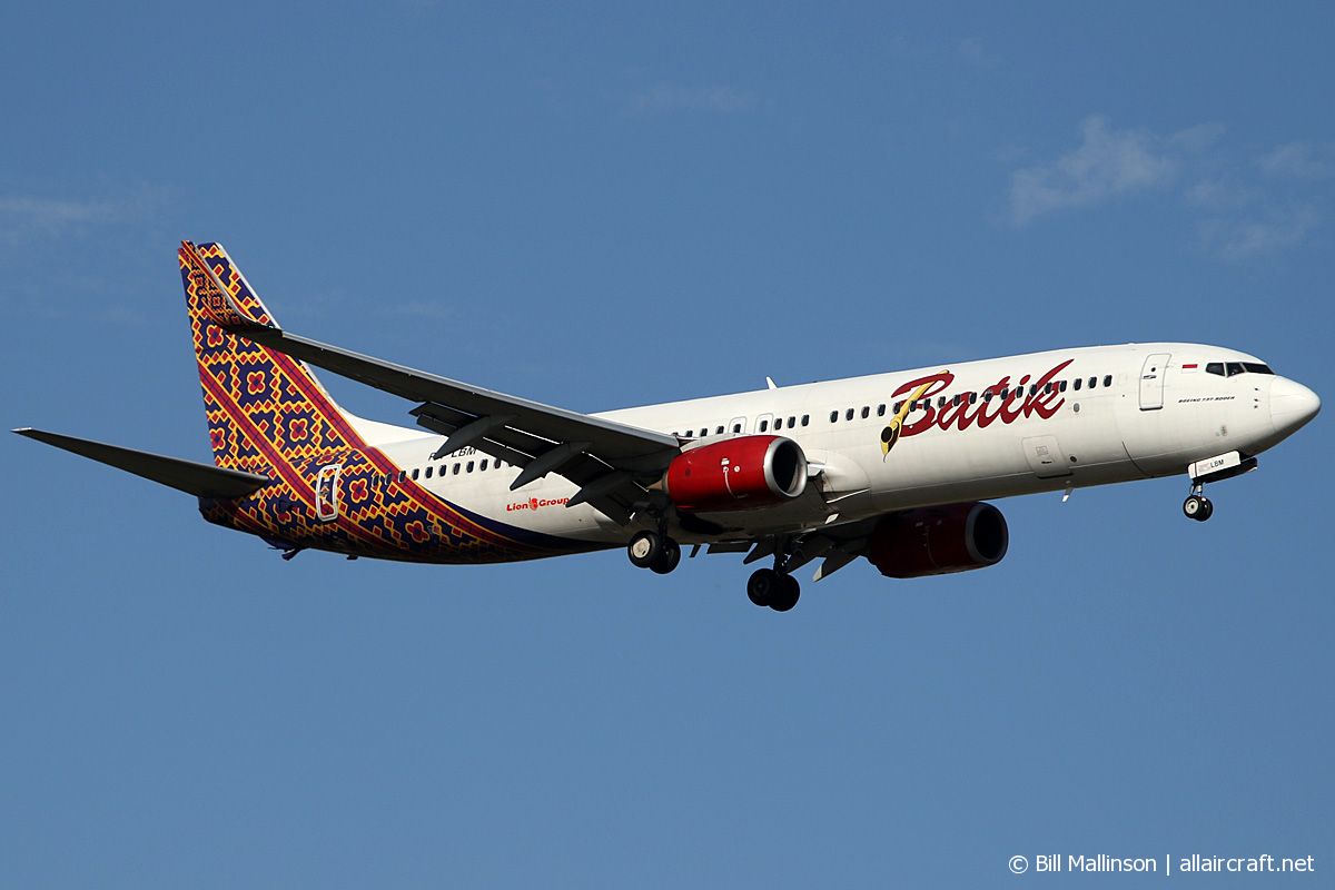 PK-LBM (cn 38689) Boeing 737-9GPER