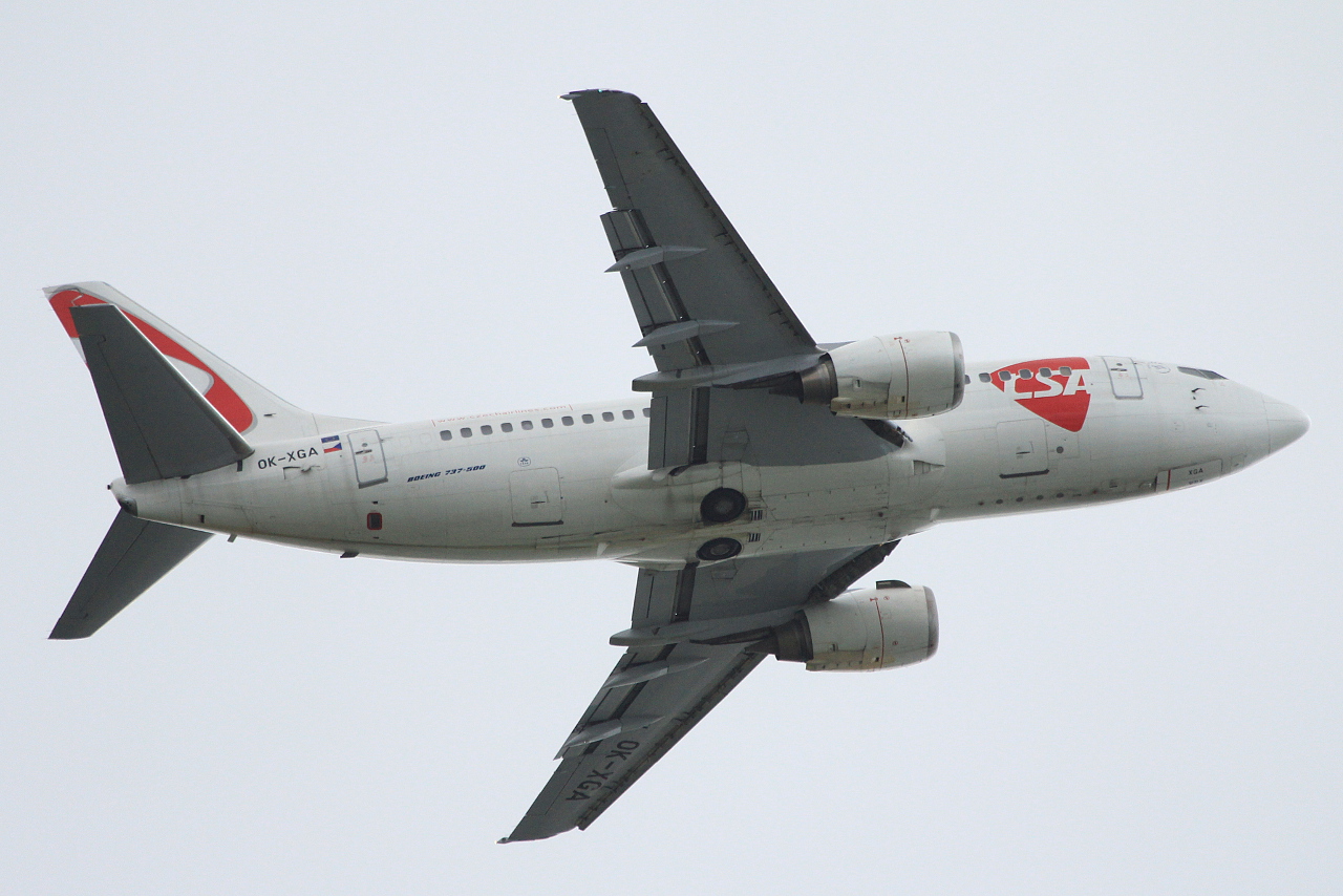 OK-XGA · Boeing 737-55S · (FCO / LIRF)