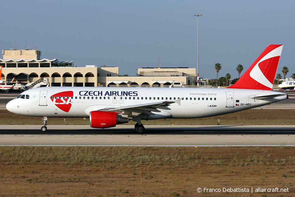 OK-HEU · Airbus A320-214 · (MLA / LMML)
