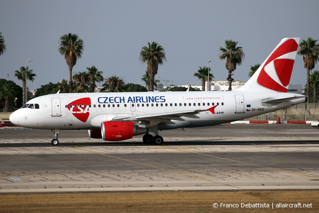 OK-REQ · Airbus A319-112 · (MLA / LMML)