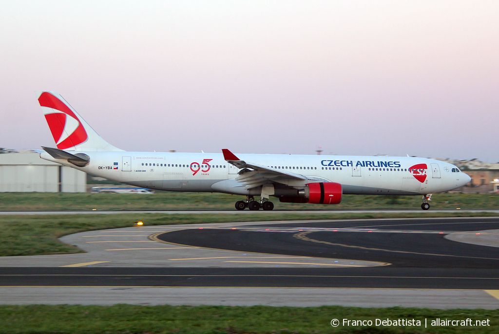 OK-YBA · Airbus A330-323 · (MLA / LMML)