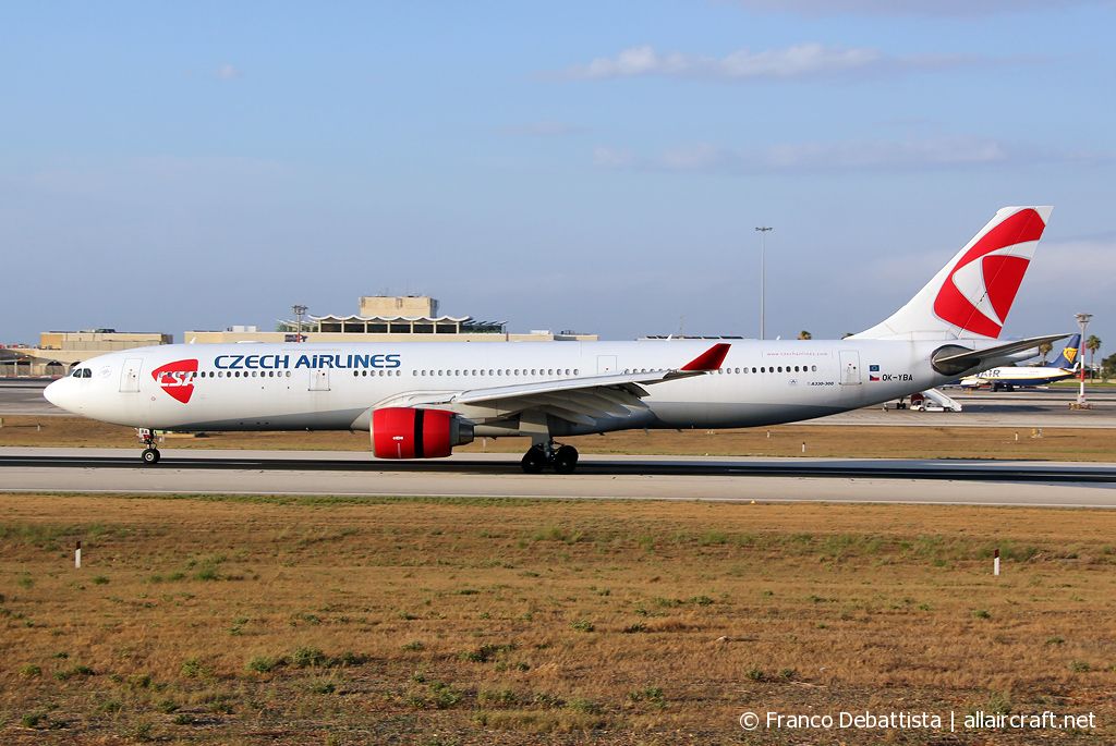 OK-YBA · Airbus A330-323 · (MLA / LMML)
