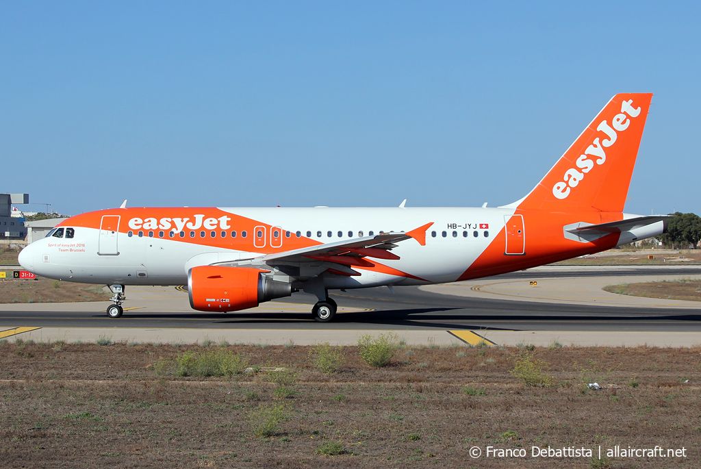 HB-JYJ · Airbus A319-111 · (MLA / LMML)