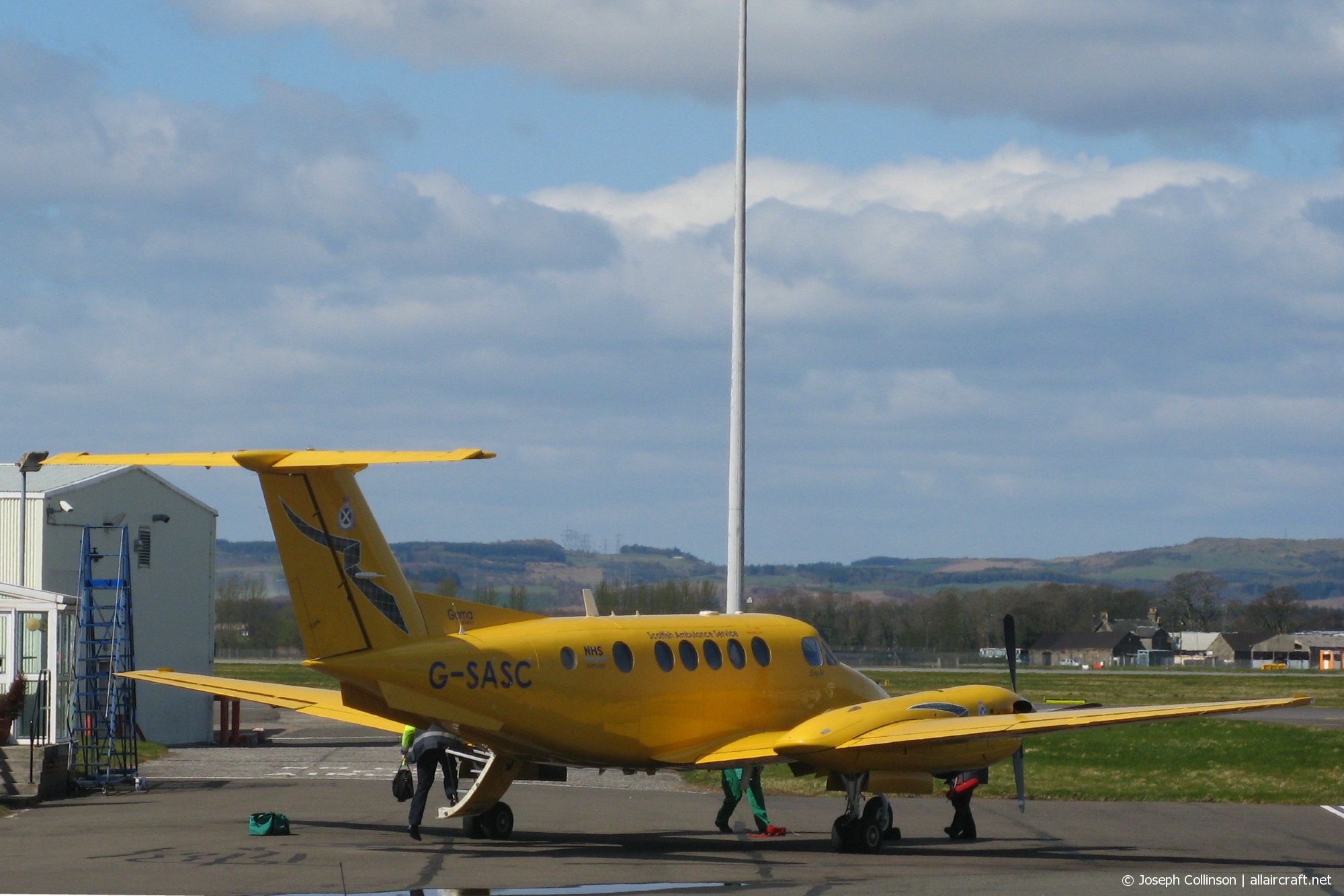 G-SASC · Beechcraft B200  King Air · (GLA / EGPF)