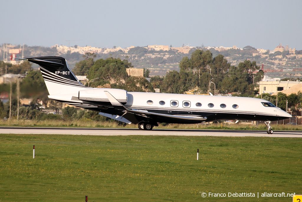 VP-BCT · Gulfstream Aerospace G650 · (MLA / LMML)