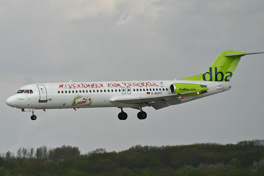 D-AGPS · Fokker 100 · (DUS / EDDL)