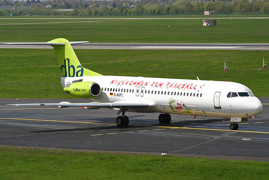 D-AGPC · Fokker 100 · (DUS / EDDL)