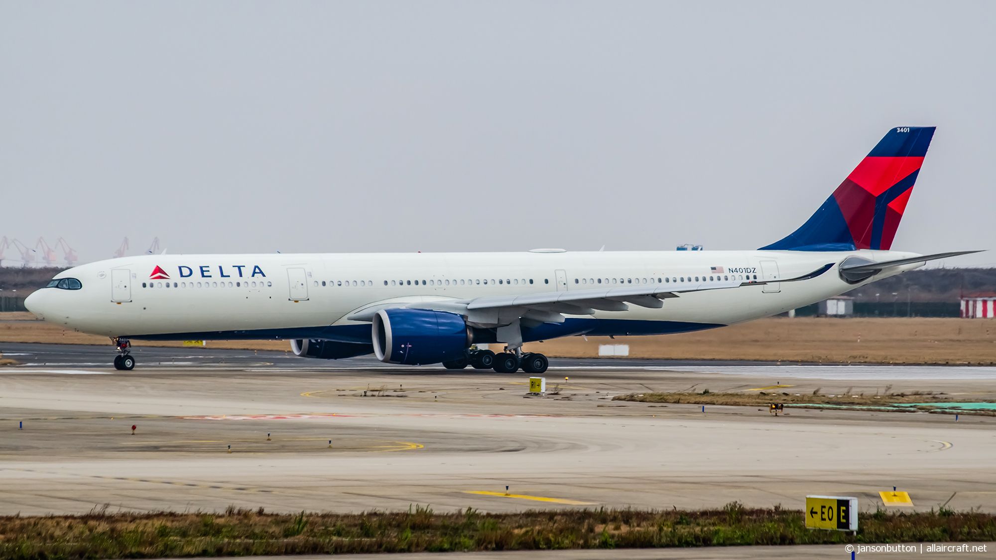 N401DZ · Airbus A330-941 · (PVG / ZSPD)