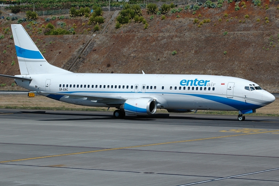 SP-ENC · Boeing 737-4Q8 · (FNC / LPMA
