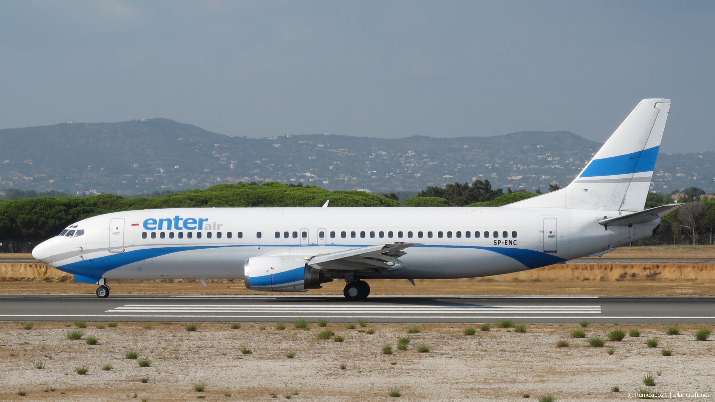 SP-ENC · Boeing 737-4Q8 · (FAO / LPFR)