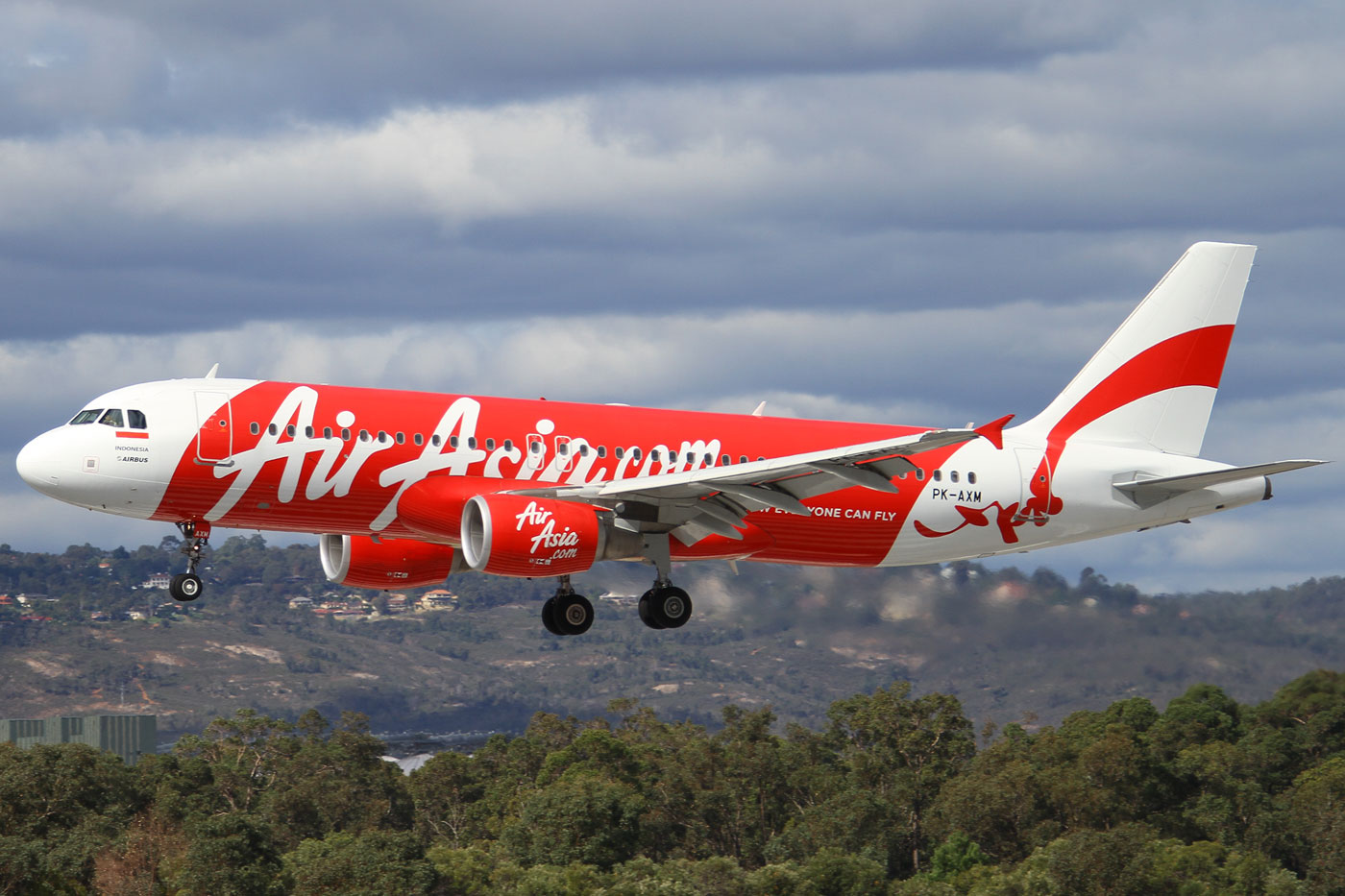 PK-AXM · Airbus A320-216 · (PER / YPPH)