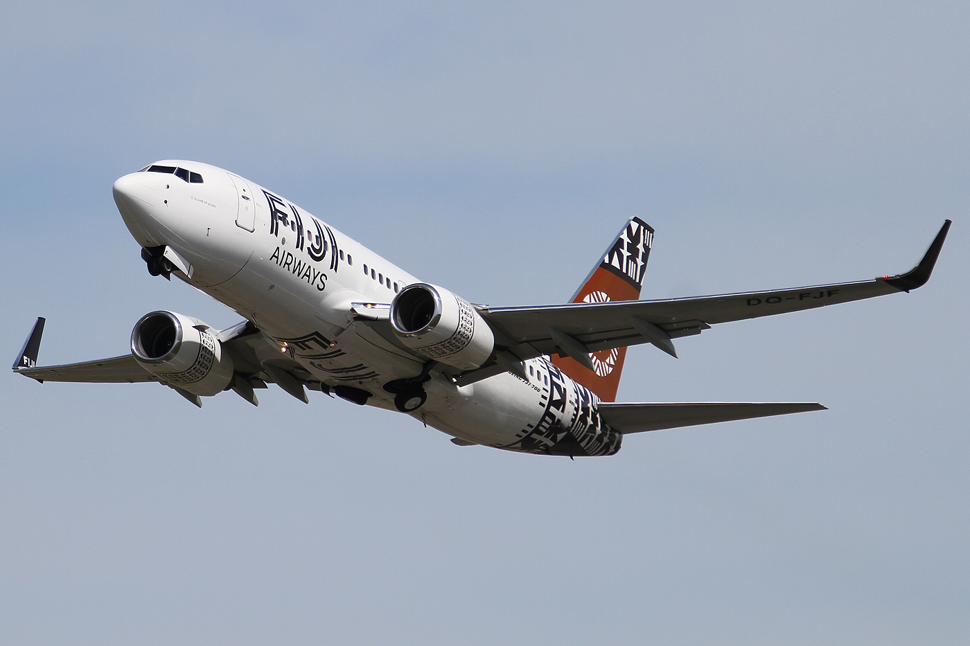 DQ-FJF · Boeing 737-7X2 · (CHC / NZCH)