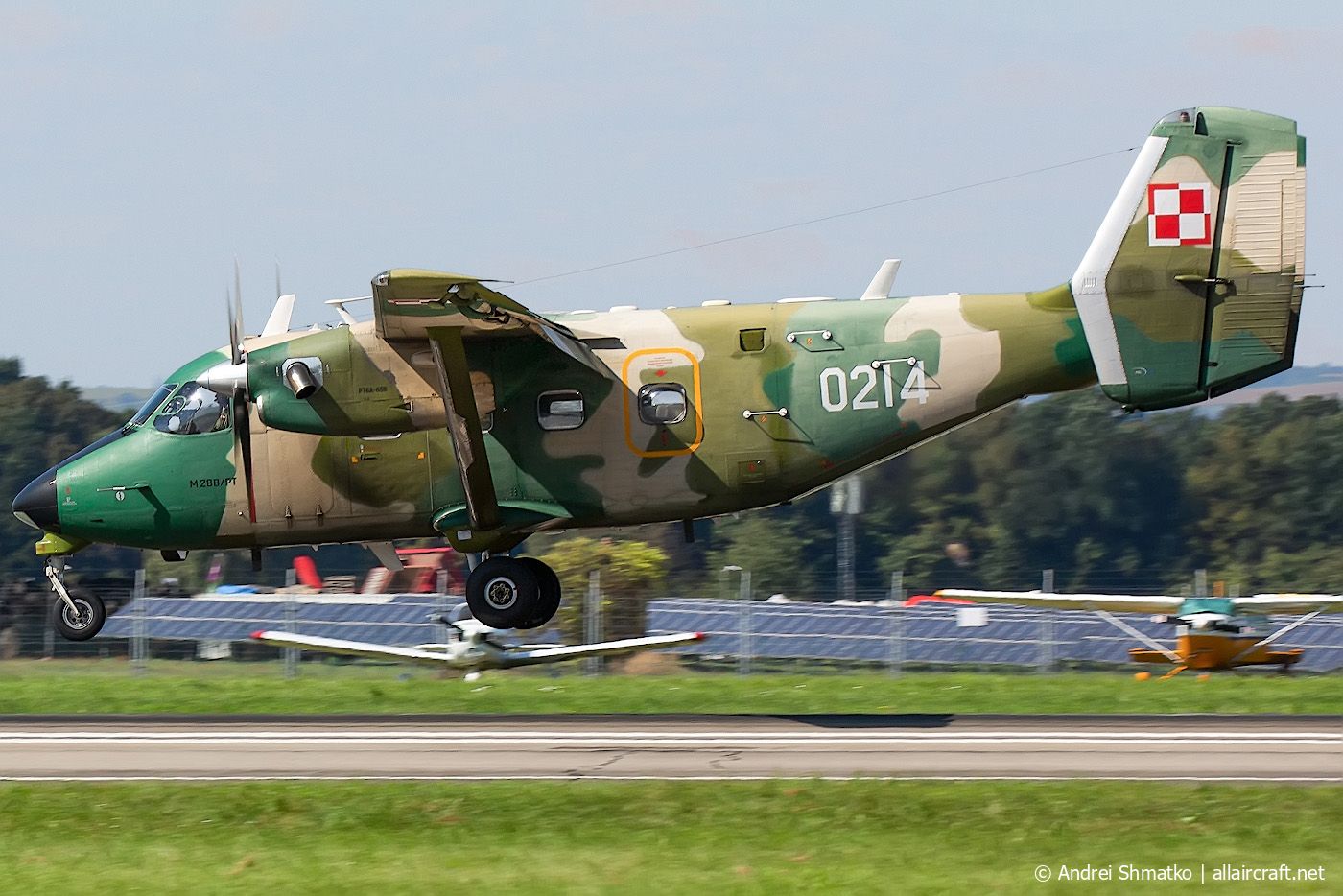 0214 · PZL-Mielec M-28B/PT Skytruck · (OSR / LKMT)