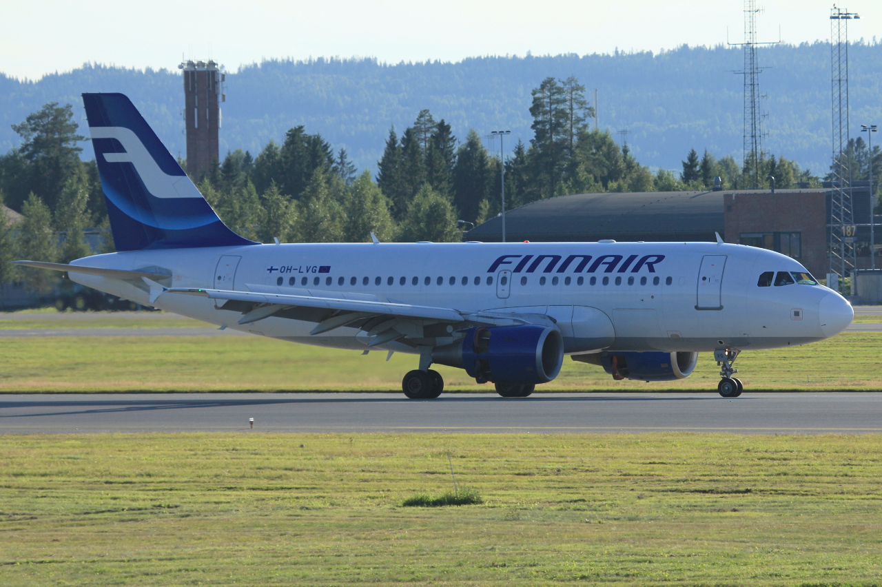 OH-LVG · Airbus A319-112 · (OSL / ENGM)