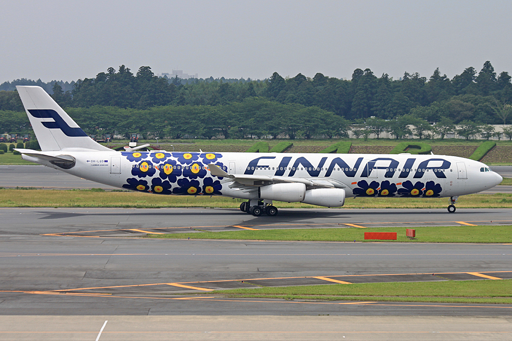 OH-LQD · Airbus A340-313X · (NRT / RJAA)