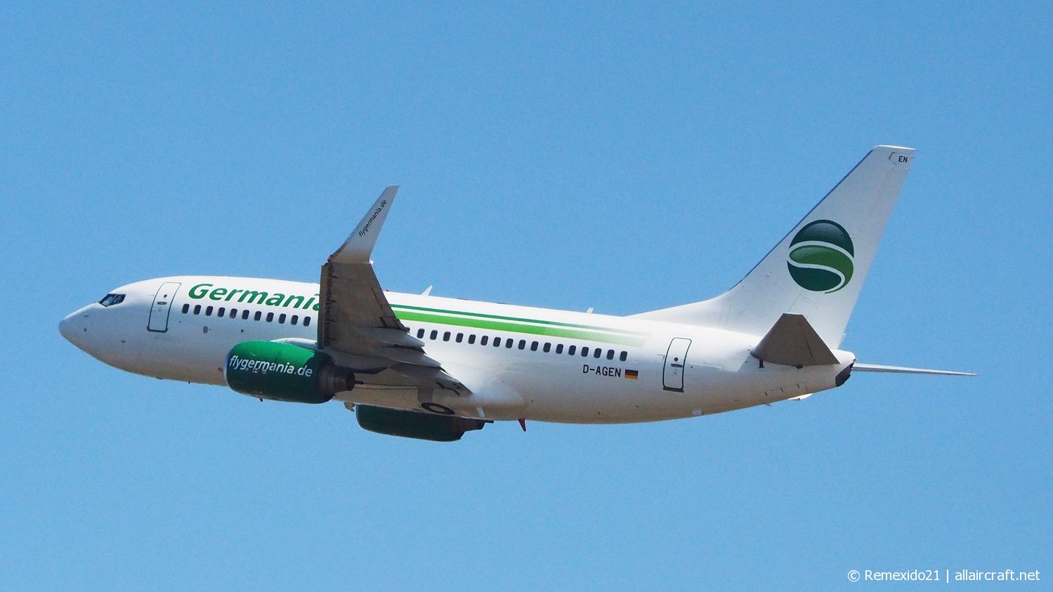 D-AGEN (28100) Boeing 737-75B