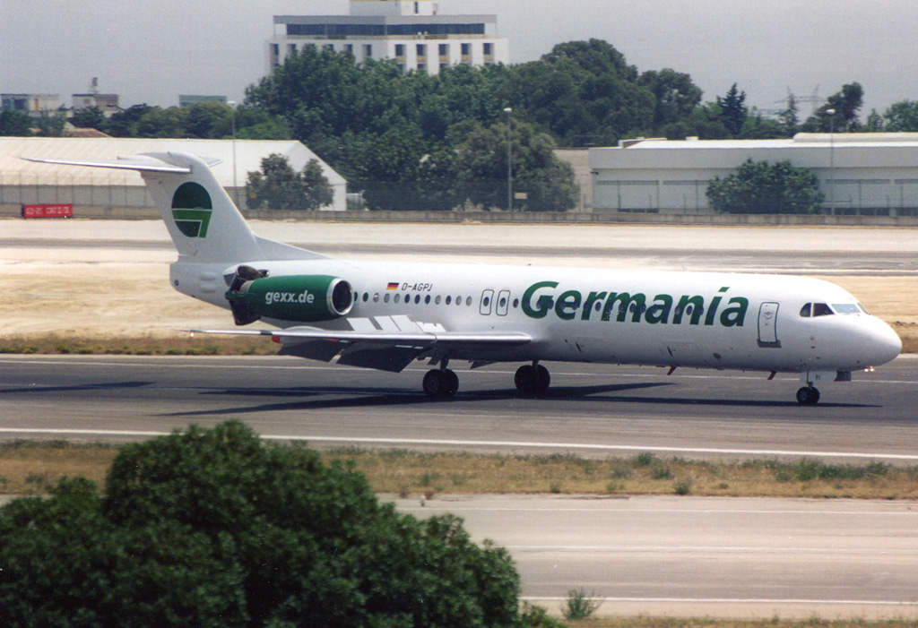 D-AGPJ, (cn 11312), Fokker 100