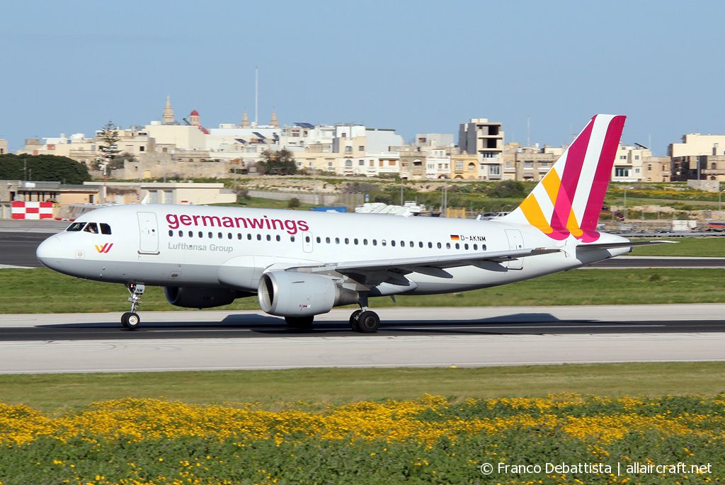 D-AKNM · Airbus A319-112 · (MLA / LMML)