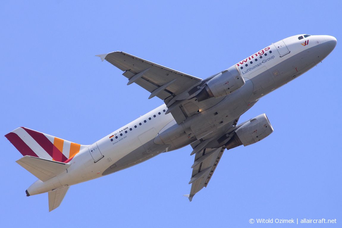 D-AKNN · Airbus A319-112 · (FCO / LIRF)