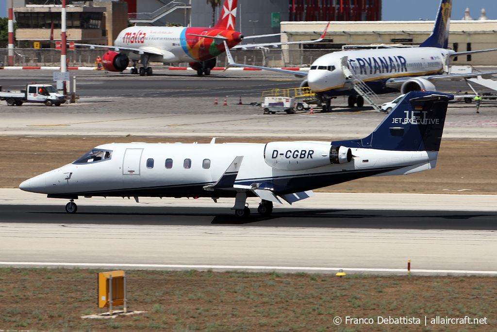 D-CGBR · Learjet 55 · (MLA / LMML)