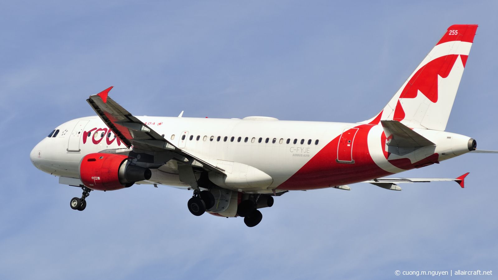 C-FYJE (cn 0656) Airbus A319-114