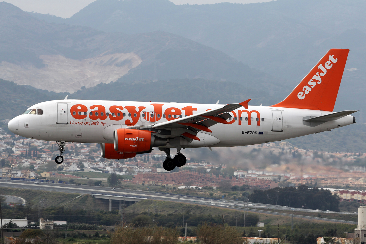 G-EZBD · Airbus A319-111 · (AGP / LEMG)