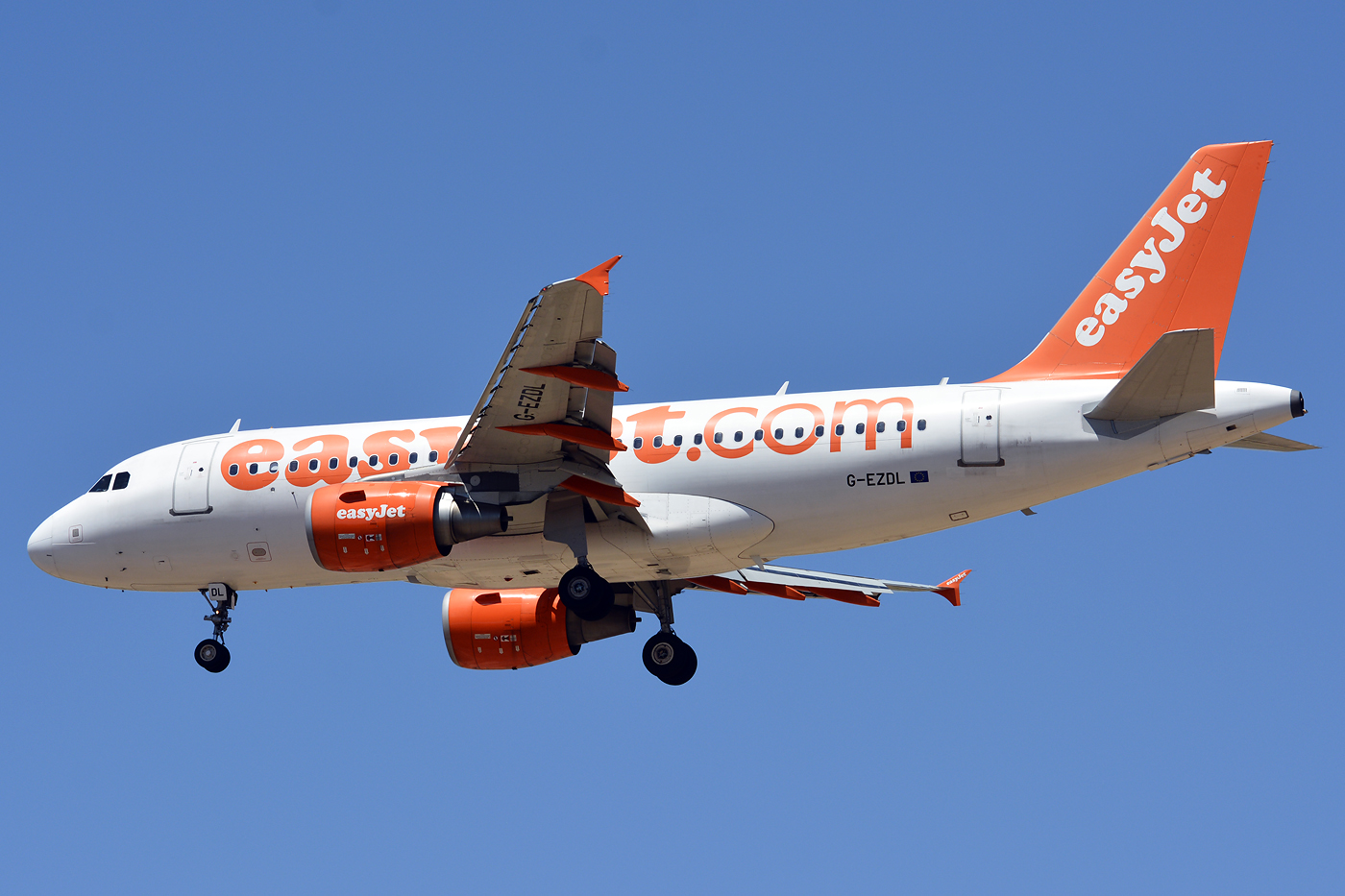 G-EZDL · Airbus A319-111 · (PMI / LEPA / LESJ)