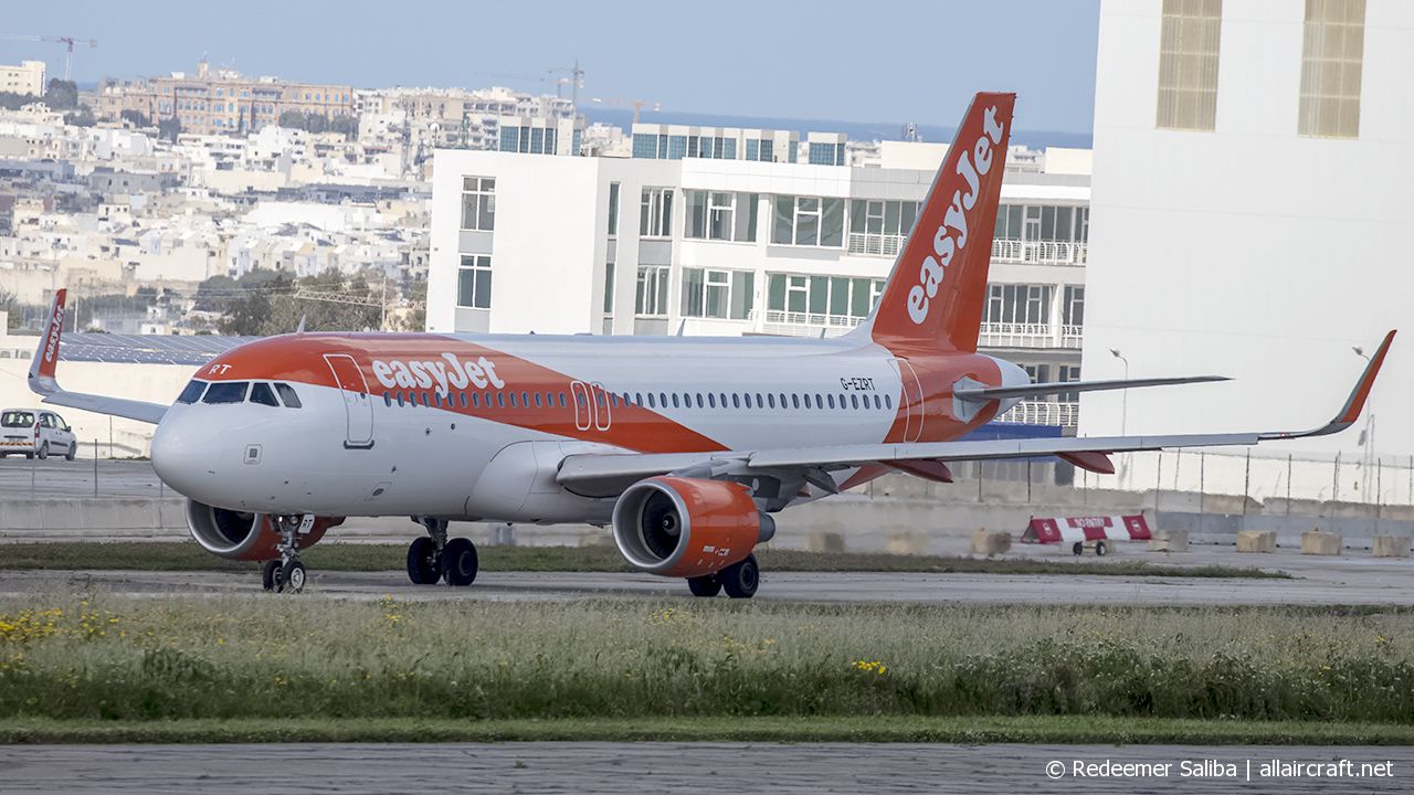 G-EZRT · Airbus A320-214(WL) · (MLA / LMML)