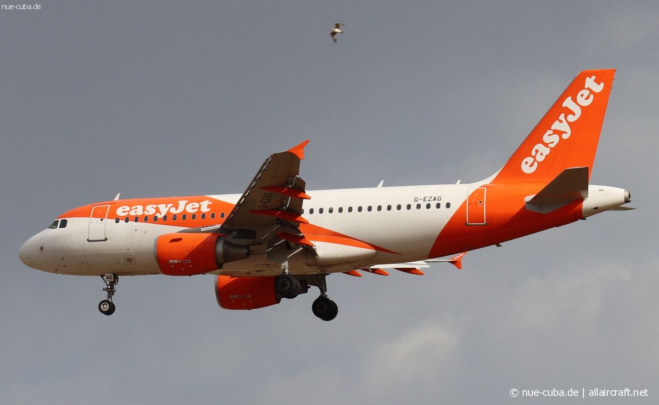 G-EZAG · Airbus A319-111 · (PMI / LEPA / LESJ)