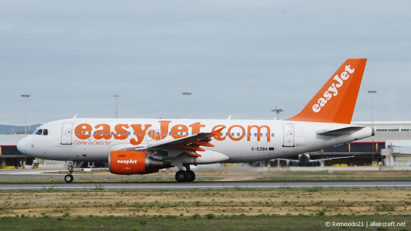 G-EZBA · Airbus A319-111 · (FAO / LPFR)