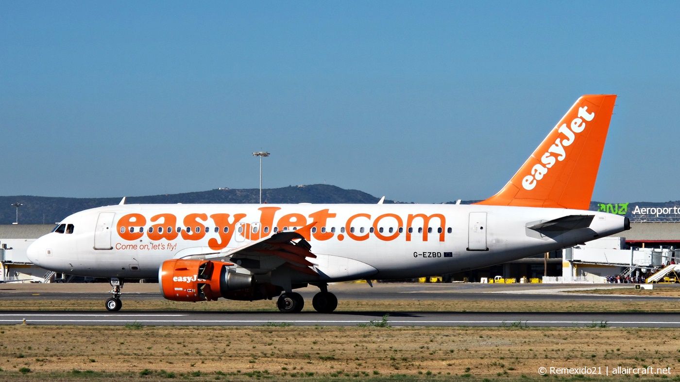 G-EZBD · Airbus A319-111 · (FAO / LPFR)