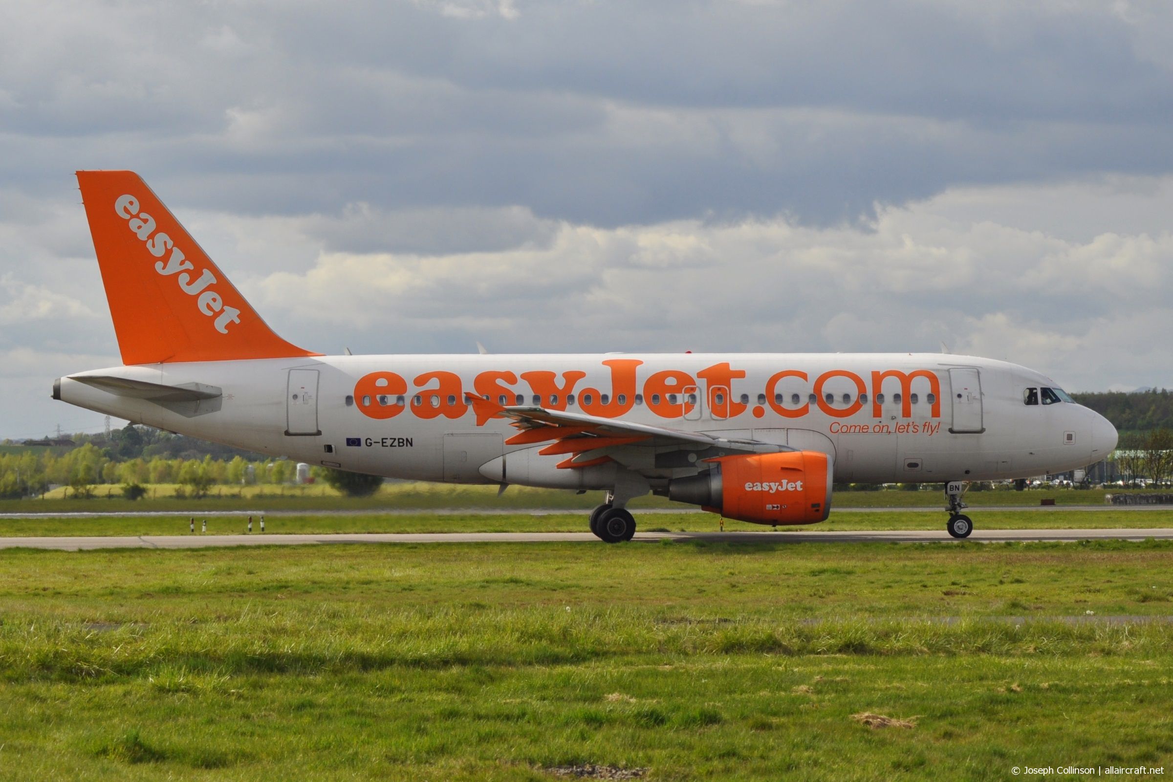 G-EZBN · Airbus A319-111 · (GLA / EGPF)
