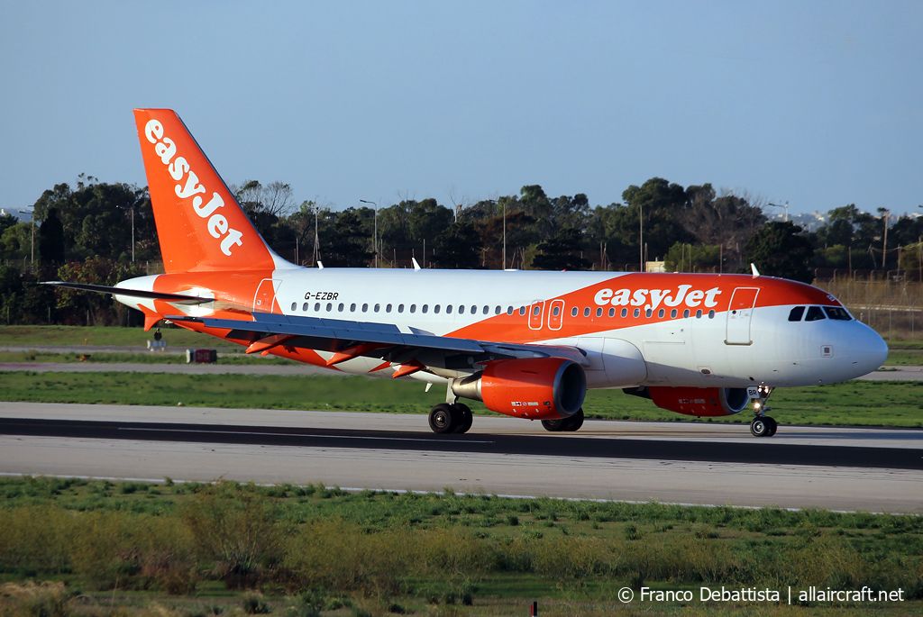 G-EZBR · Airbus A319-111 · (MLA / LMML)