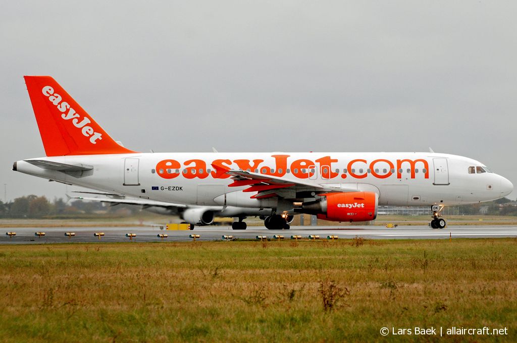 G-EZDK · Airbus A319-111 · (CPH / EKCH)