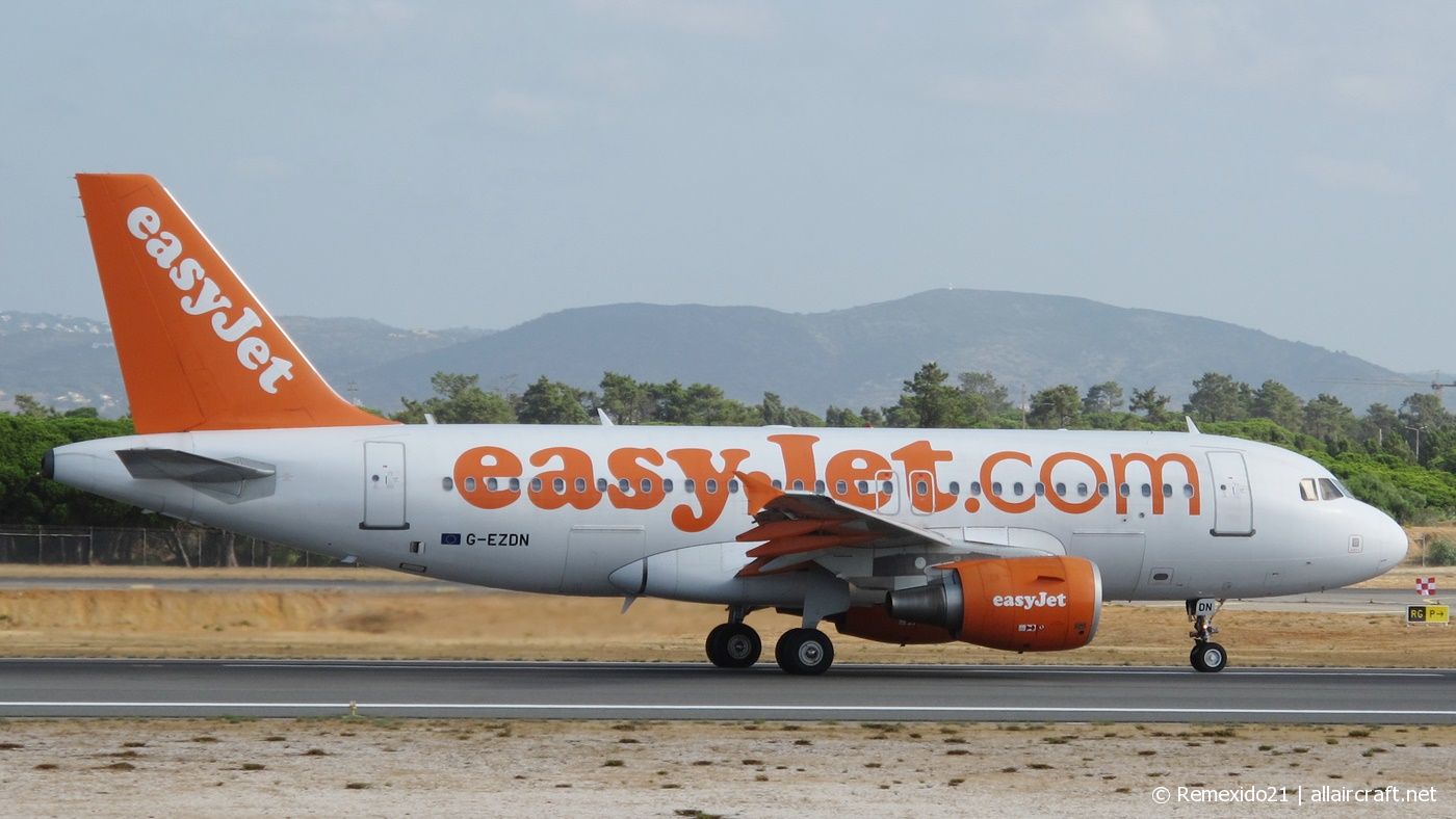 G-EZDN · Airbus A319-111 · (FAO / LPFR)