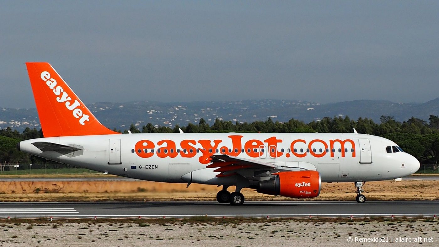 G-EZEN · Airbus A319-111 · (FAO / LPFR)